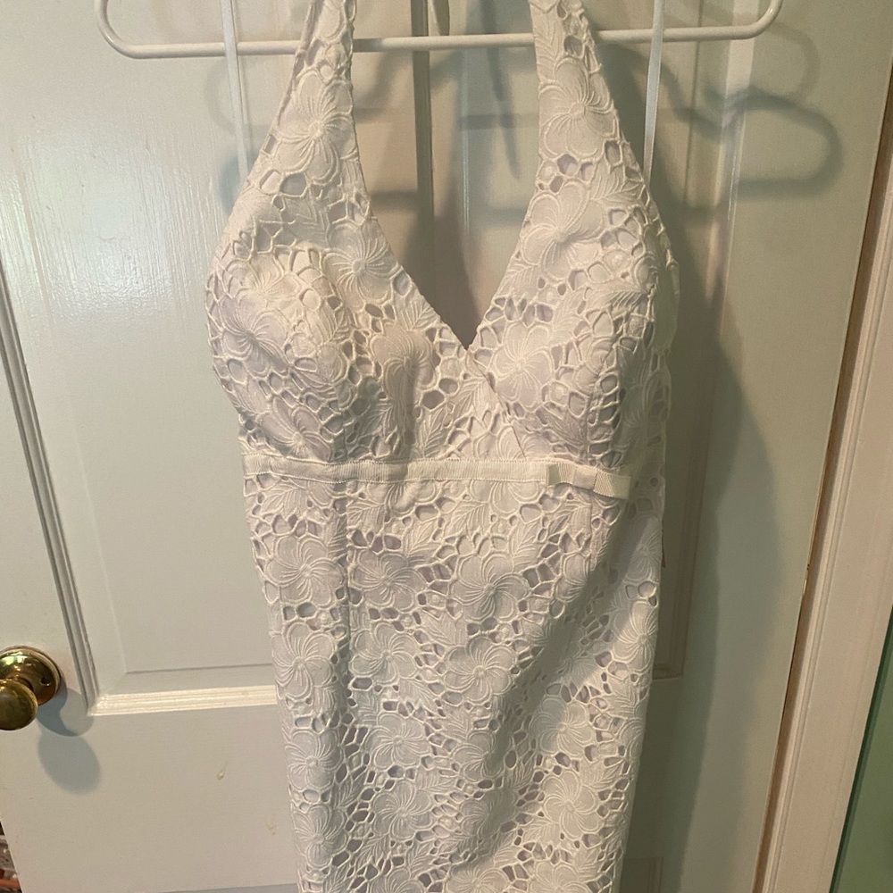 Lilly Pulitzer NWT white halter dress